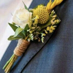 Boutonnière fleurs fraîches N°3