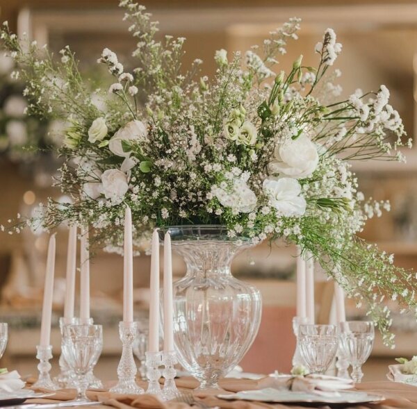 fleurs mariage Balma et Toulouse : décoration de table